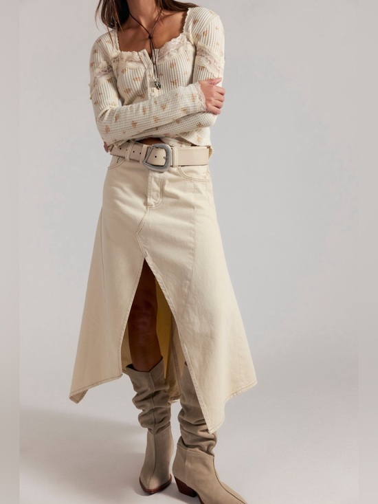 Free People Dresses & Skirts - Free People We The Free Asymmetrical Maxi Skirt